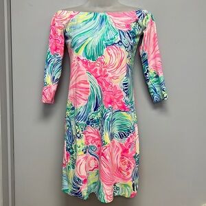 Lilly Pulitzer Off The Shoulder Dress XS